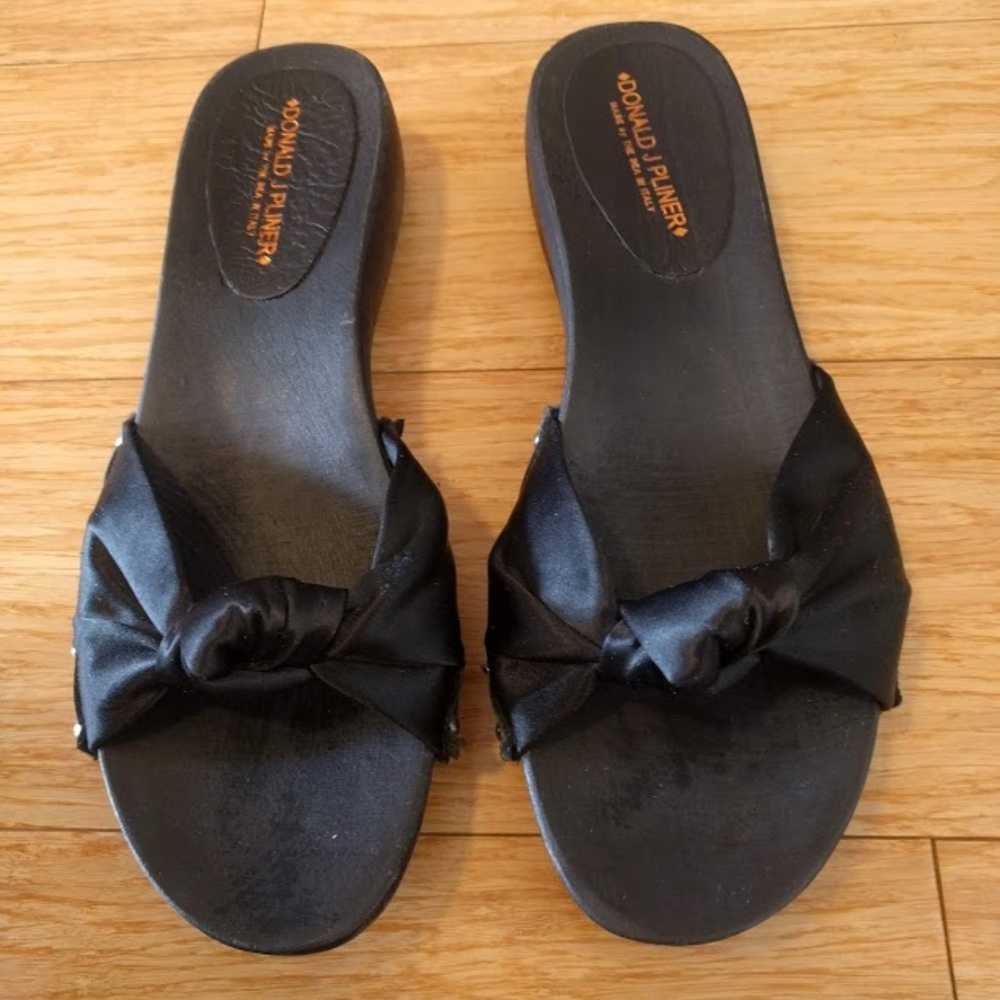 Donald J. Pliner vintage wooden sandal - 8M